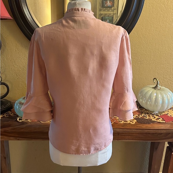 Reformation Blush Ruffle Collar Top - Picture 5 of 9